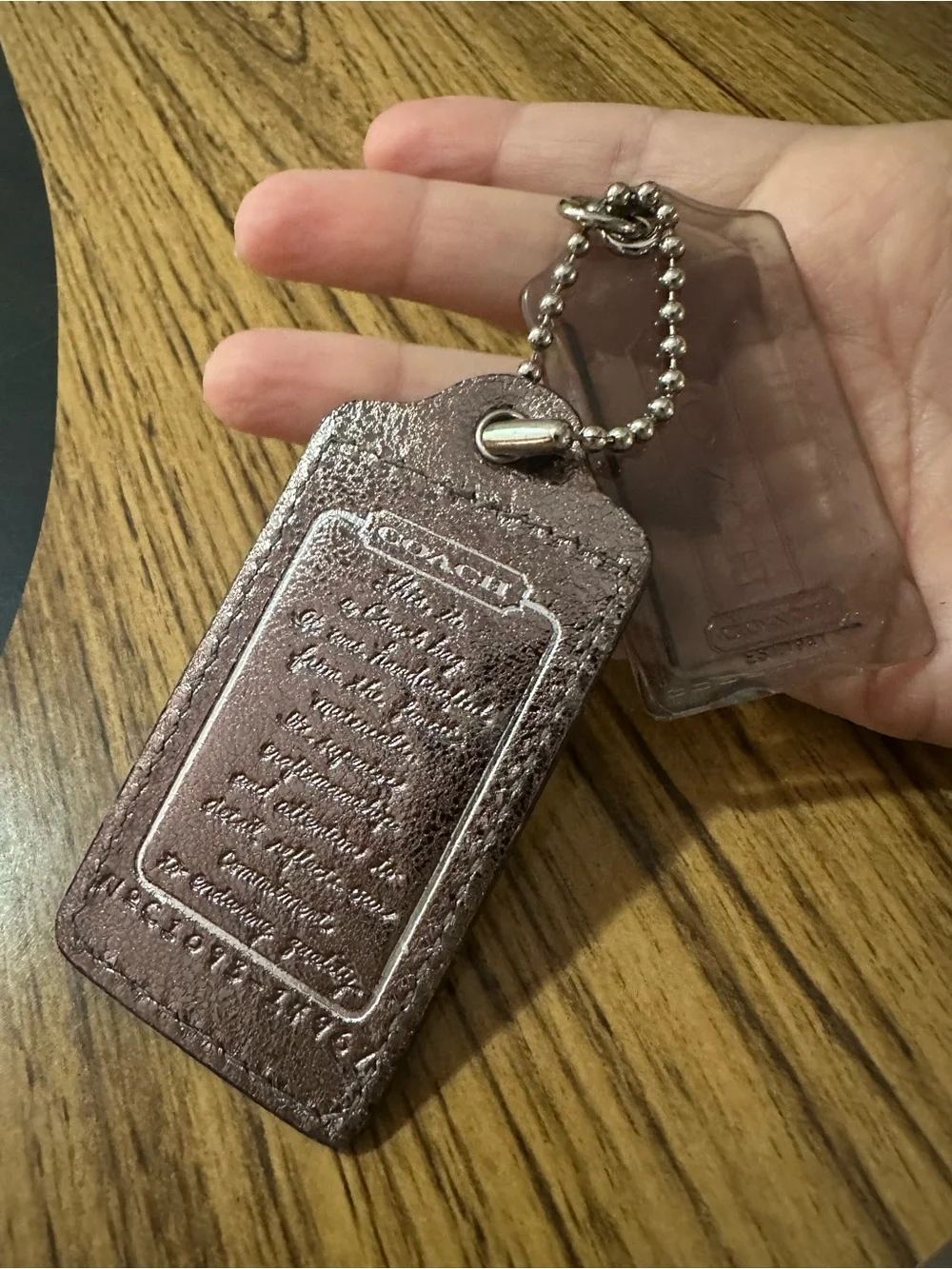 Vintage coach hang tags - larger size